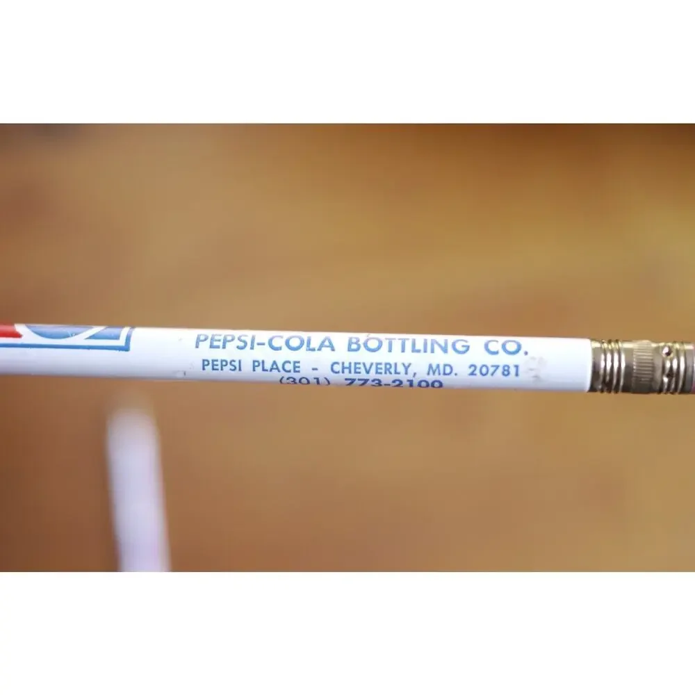 Set of 3 Vintage Pepsi Cola Bottling Company Cheverly MD Unused Pencils